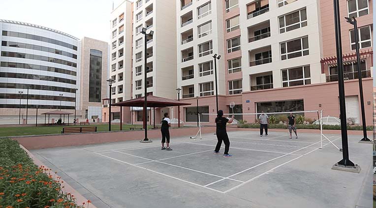 Al Assalah tower badminton court
