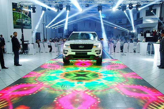 Saud Bahwan's Ford car launch event